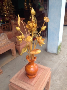 LỤC BÌNH+ HOA SEN GỖ HS18